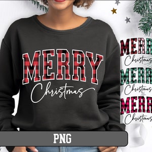 Merry Christmas Plaid PNG, Merry Christmas shirt design, Merry Christmas Varsity plaid, Merry Christmas shirt png Christmas plaid png design
