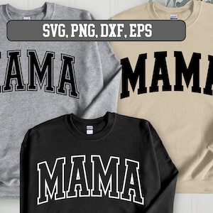 Mama png-bundel, mama SVG-bundel, mama png, mama SVG, mama SVG-bestand, mama png retro, mama SVG, mama SVG-shirt, mama SVG-bestanden, Mama Varsity SVG