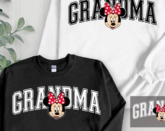 Disney grandma png, Grandma Disney gift, Disney grandma shirt, Grandma Mouse Png, Disneyland Grandma png, Minnie Mouse Grandma png Disney ma