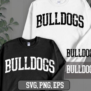 Bulldogs SVG PNG, Bulldogs Distressed Png, Bulldogs Mascot svg, Bulldogs Cheer svg, Bulldogs Vibes svg, Team Spirit Png, Bulldogs Sport svg