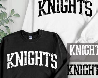 Knights SVG PNG, Knights Distressed Png, Knights Mascot svg, Knights Cheer svg, Knights Vibes svg, Team Spirit Png, Knights Sport svg