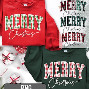 Feliz Navidad a cuadros PNG, diseño de camiseta de Feliz Navidad, Feliz Navidad a cuadros de búfalo, Feliz Navidad a cuadros PNG de camiseta, Diseño de cuadros navideños PNG