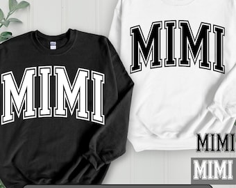 Mimi Varsity Arched SVG, Mimi png, Mimi svg, Mimi svg png dxf, Mimi svg file, Mimi svg varsity,  Grandma svg, Grandma png