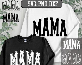 Mama png bundle, Mama svg bundle, Mama png, Mama svg, mama svg file, mama arched, mom svg, mom svg shirt, mom svg files, Mama Varsity SVG