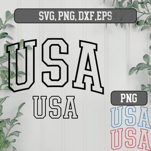 USA outline SVG - Usa svg design, Fourth Of July Svg Png, USA Svg, America svg, Independence Day Svg Png, usa varsity svg