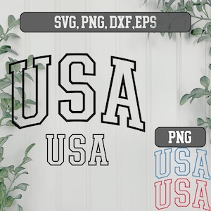 USA overzicht SVG - Usa svg ontwerp, Fourth Of July Svg Png, USA Svg, Amerika svg, Independence Day Svg Png, usa varsity svg