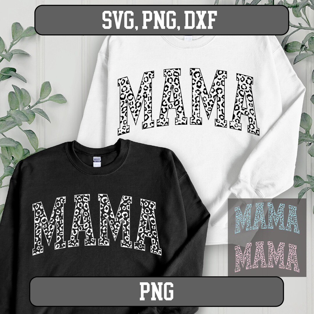 Cheetah Mama Svg Png, Leopard Mama Svg Png, Cheetah Leopard Varsity ...