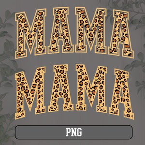 Leopard Mama Png, Cheetah Mama Png, Cheetah Leopard Varsity Mama Png ...