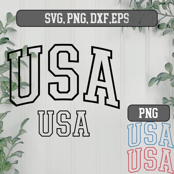 USA outline SVG - Usa svg design, Fourth Of July Svg Png, USA Svg, America svg, Independence Day Svg Png, usa varsity svg