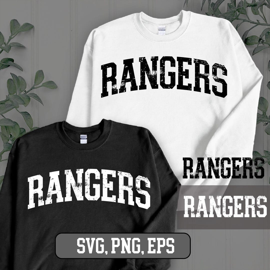 Rangers SVG PNG, Rangers Distressed Png, Rangers Mascot Svg, Rangers ...