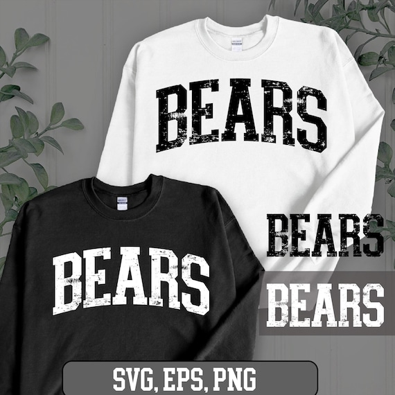 Bears SVG PNG, Bears Distressed Png, Bears Mascot svg, Bears Cheer svg, Bears Vibes svg, Team Spirit Png, Bears Sport svg, Bears Grunge Png