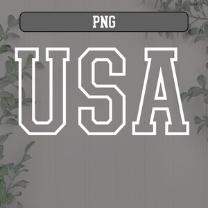 USA outline SVG - Usa svg design, Fourth Of July Svg Png, USA Svg, America svg, Independence Day Svg Png, usa varsity svg image 5