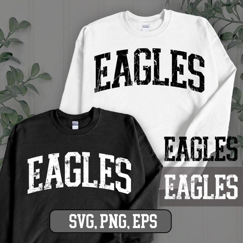 Eagles SVG PNG, Eagles Distressed Png, Eagles Mascot svg, Eagles Cheer svg, Eagles Vibes svg, Eagles Sport svg, Eagles Grunge Varsity Team