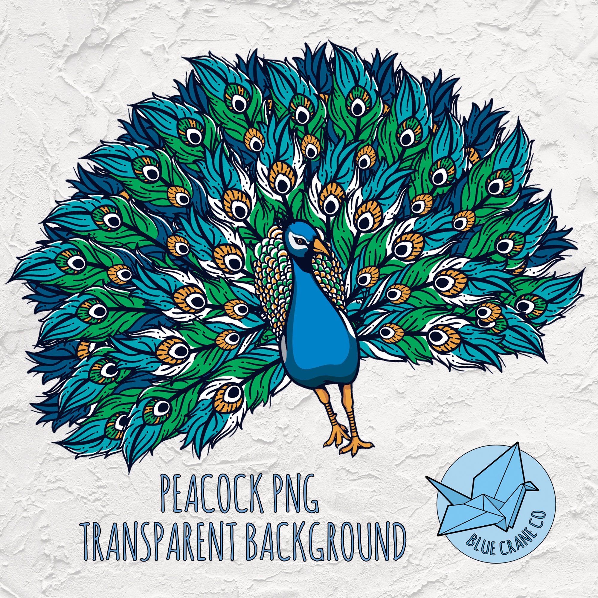 Peacock Clipart Instant Download Commercial Use - Etsy