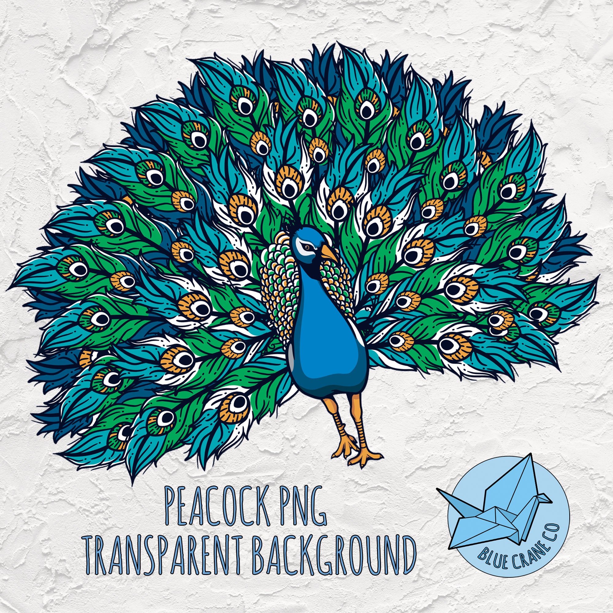 Peacock Clipart - Instant Download - Commercial Use - Etsy