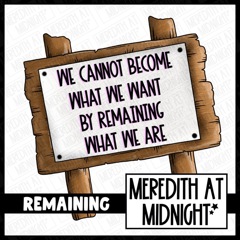 Remaining Sign Remaining - Motivation / Mental Health - Quote Clipart - INSTANT ...