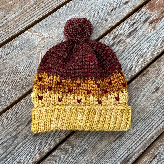 Handmade Brown Trout Beanie