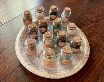 Natural Healing Stone/Crystal Jars