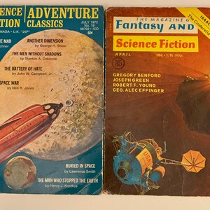 Lot of two 1970’s Science Fiction Magazines