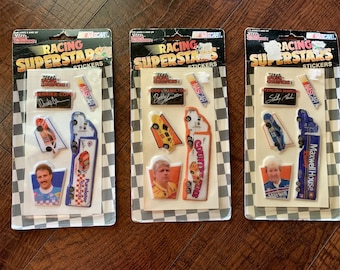 Vintage collectable NASCAR stickers