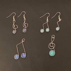 Music Symbol Earrings & Pendant Sets and Individual Pendants