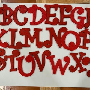 Foam Alphabet Letters