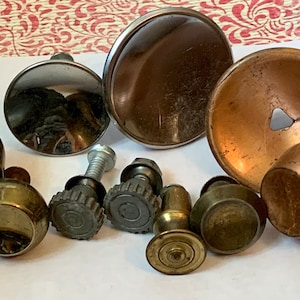 Lot of Vintage Metal Knobs