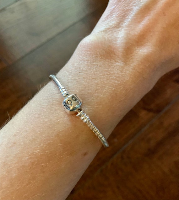 Pandora silver toned bracelet - image 2