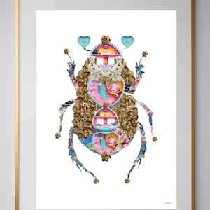 Polly Pocket Beatle LIMITED EDITION print MsDre Art Brighton