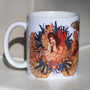 Amy Winehouse Wild Mug Cup  By Illustration Artist Msdre