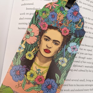 Frida Kahlo Künstler Boho Lesezeichen Von Illustration Künstler Msdre