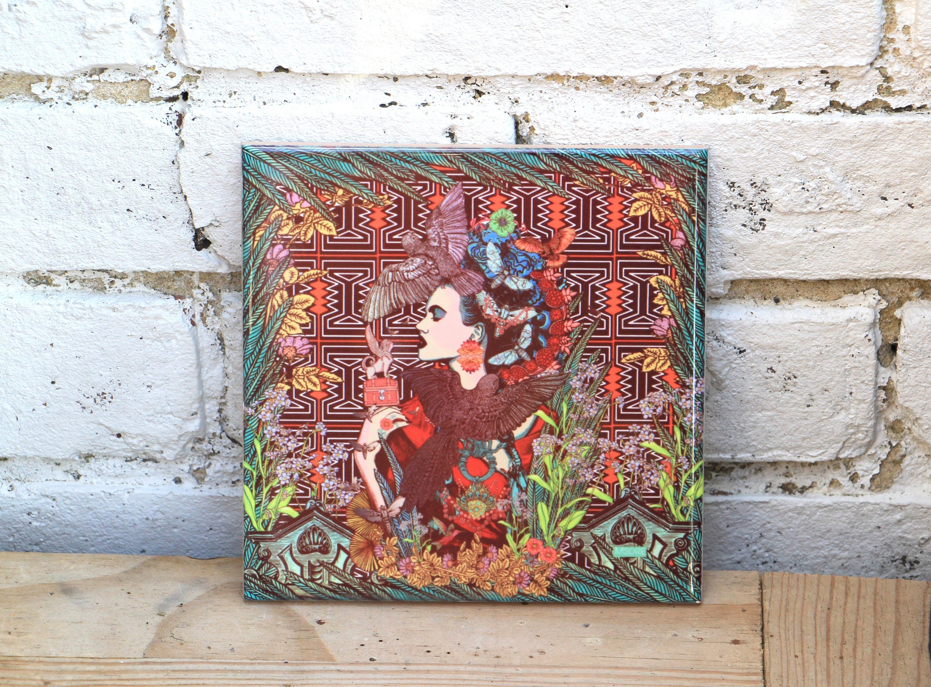 Pandora's Box Ceramic Tile, Greek Myth Art Trivet Coaster (6x6) - Etsy