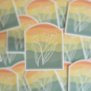 Sprig of Spring Vinyl Sticker