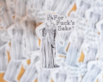 Pegatina de vinilo de Atenea