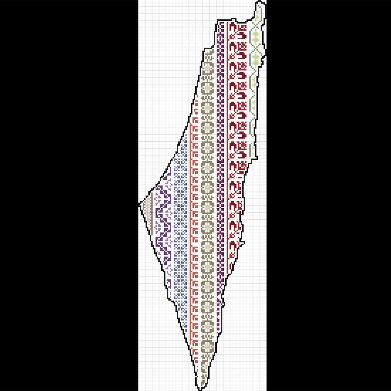 Tatreez Palestine Pattern – Traditional Palestinian Embroidery PDF ...