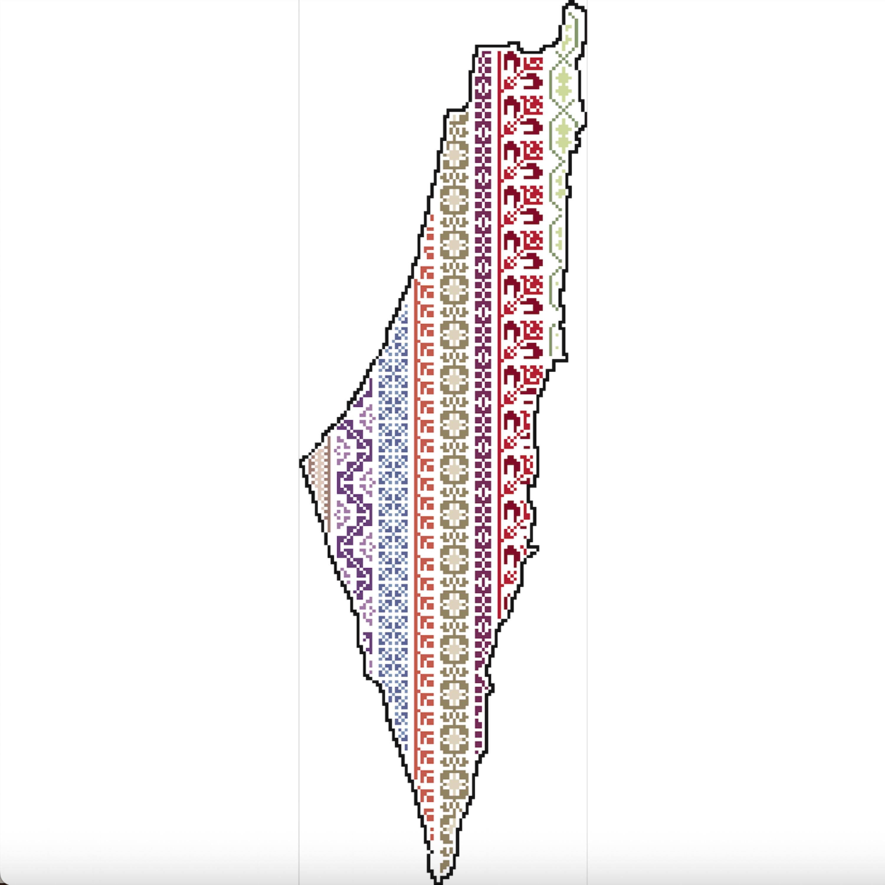 Tatreez Palestine Pattern – Traditional Palestinian Embroidery PDF ...