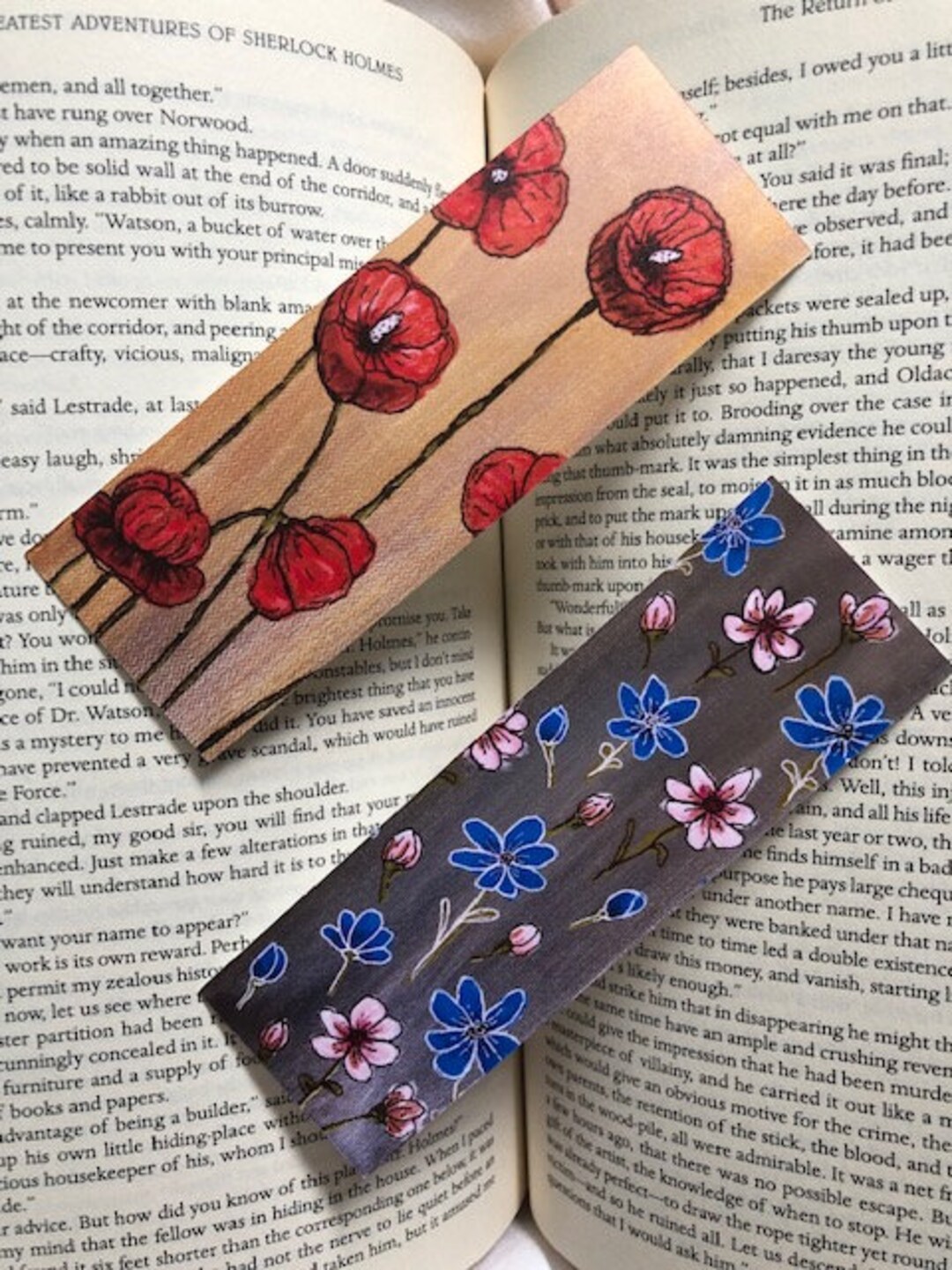 Cute Flower Floral Spring Bookmark - Etsy