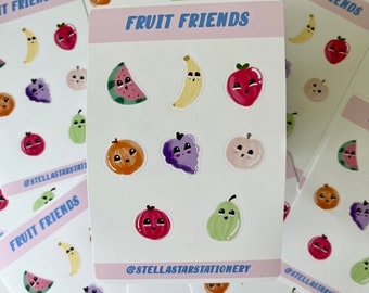 Fruit Friend Sticker Sheets