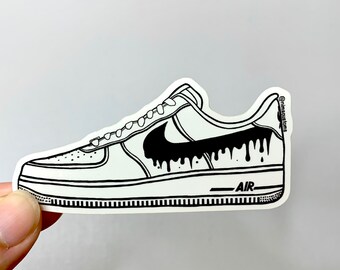 Air Force 1 Drip Clear Sticker