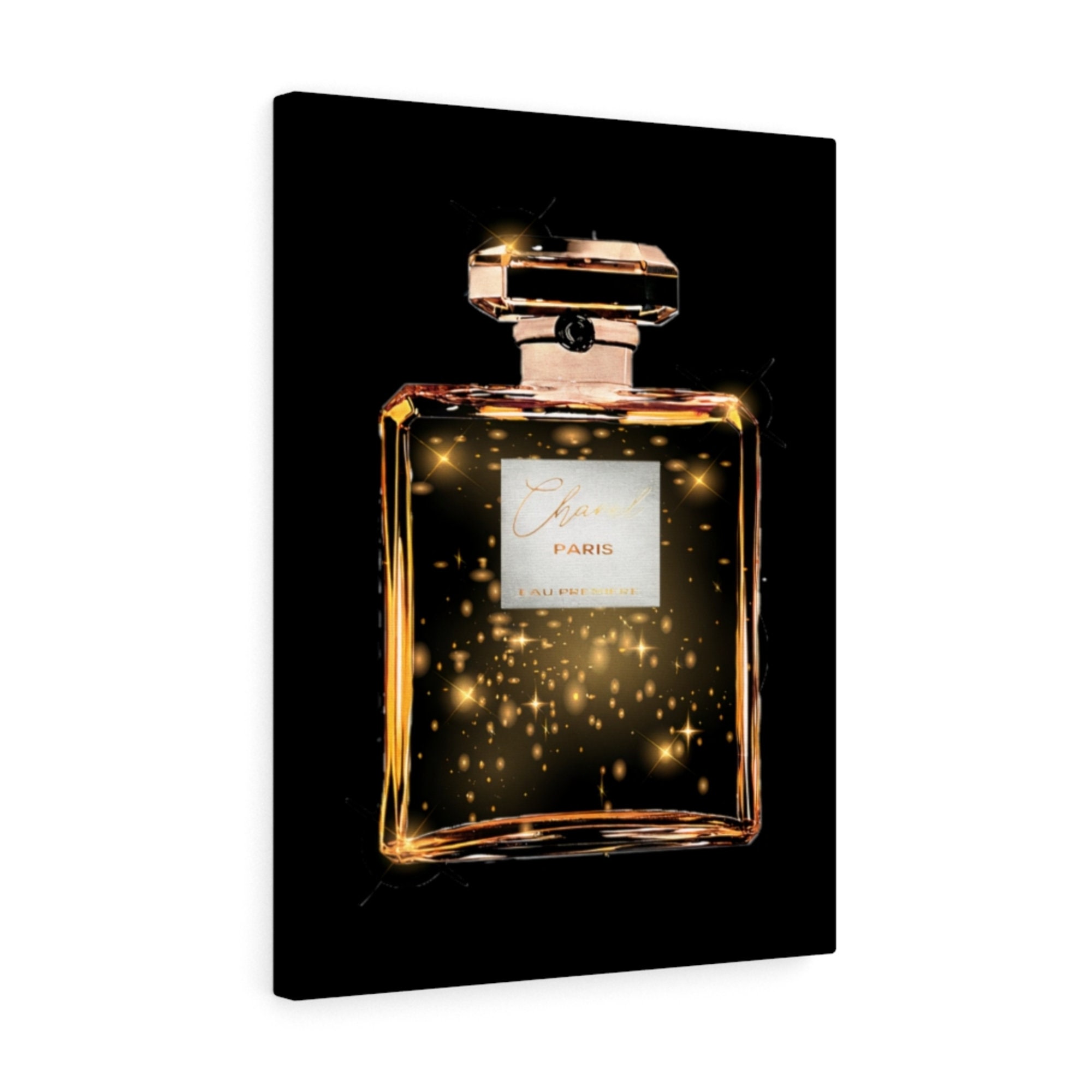 Perfume Bottle Wall Canvas Home Decor Artwork Print Hanging Etsy