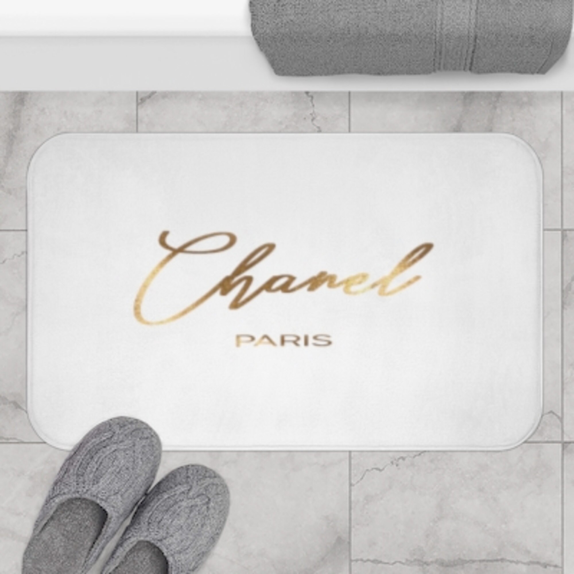 Paris Bath Mat Badkamer Rug Home Decor Accessoires Cadeau Etsy