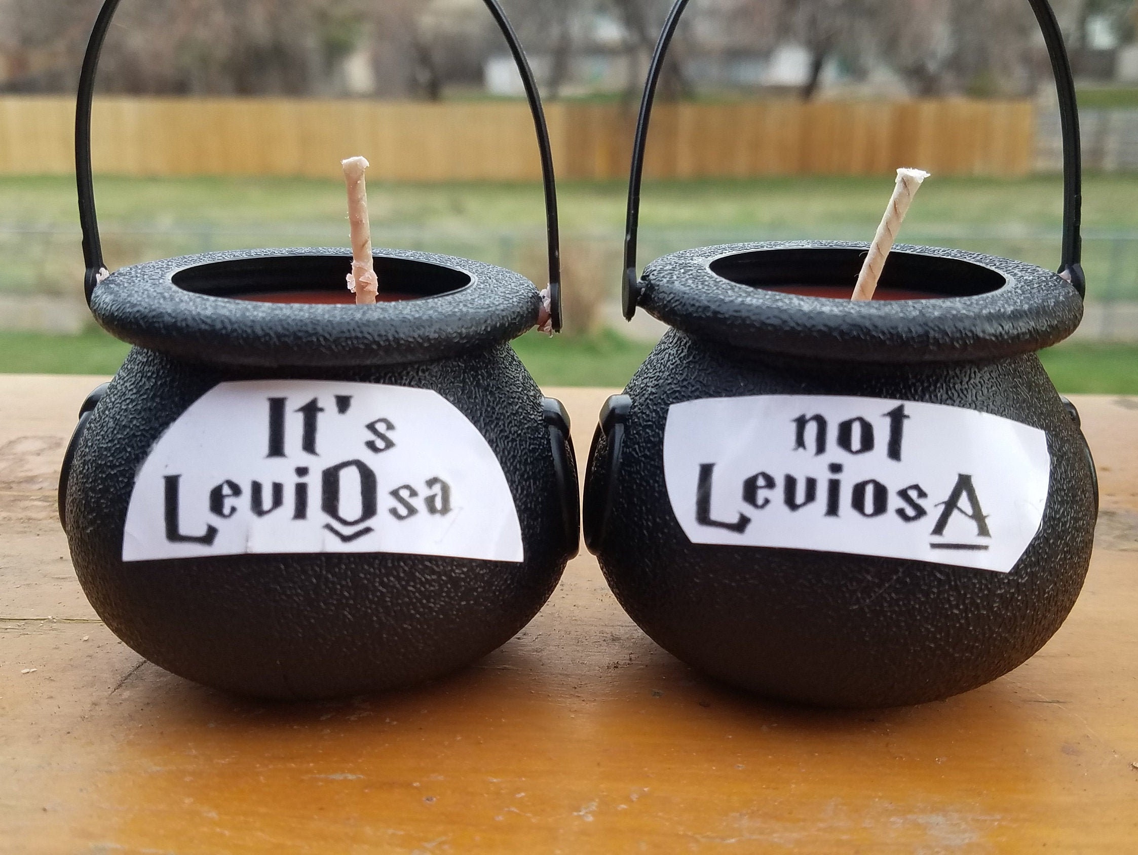 Cauldron Candles 4 oz custom made Halloween Harry Potter Etsy