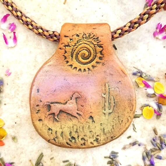 Horse Necklace, Sun Necklace, Horse Gifts, Horse Jewelry for Women