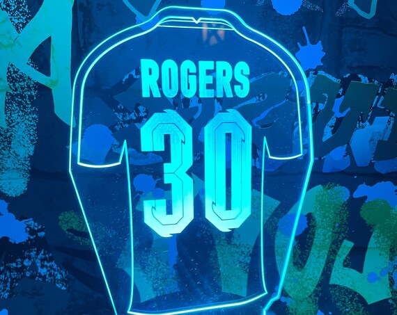 Football Shirt Personalised Sports Shirt Jersey Night Light 3D Illusion
