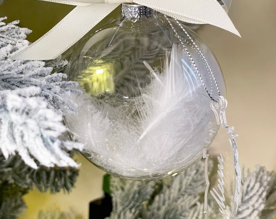 Personalised Memorial Bauble | In Memory Of a Loved One Bauble