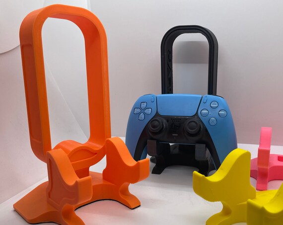 Personalised Gamer Games Station Controller Stand Holder 3D Printed | Custom Name Engraved Game Station | Xbox PS4 PS5
