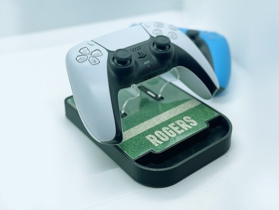 Custom 3D Printed Games Controller Stand LED Gift Personalised Custom Sublimation