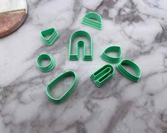 Assorted Shapes Polymer Clay Cutter Tool 3D Printed Custom PLA