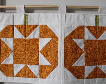 Quilted Pumpkin Wall Hanging