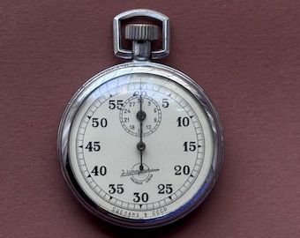 Vintage Russische Stoppuhr. Slava Zlatoust Mechanischer Kurzzeitmesser. UDSSR Sammler Stoppuhr. Funktionsfähiger Zustand